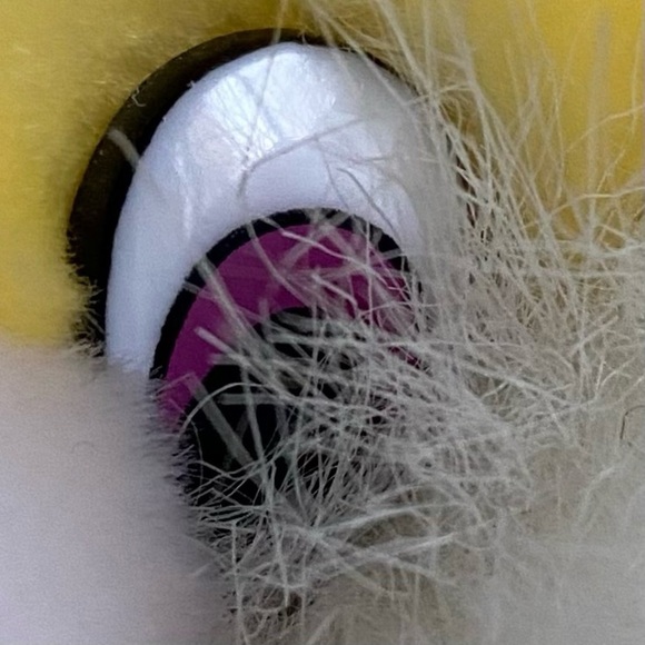 Vintage Walmart Bunny RabbitStuffed Animal Yellow Easter Plush Decoration STIFF - Picture 5 of 15